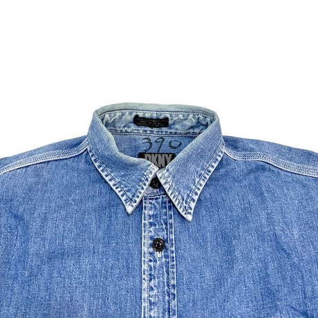 【USED】90'S DKNY LAUNDERED DENIM SHIRT