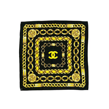 【USED】VINTAGE BOOTLEG CHANEL SCARF