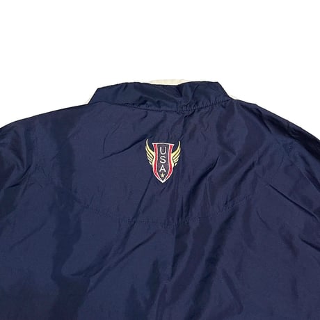 【USED】00's NIKE USA Half-Zip Pullover Light Shell Jacket