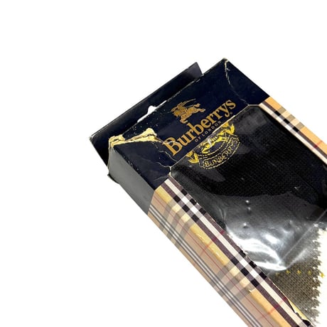 【DEAD STOCK】80's Burberrys SOCKS 2P SET