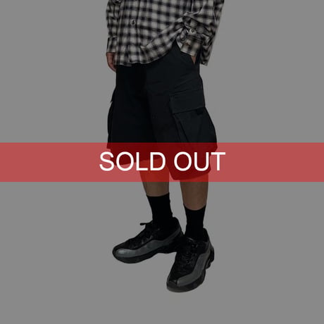 【USED】00's Eddie Bauer CARGO SHORTS DARK GRAY