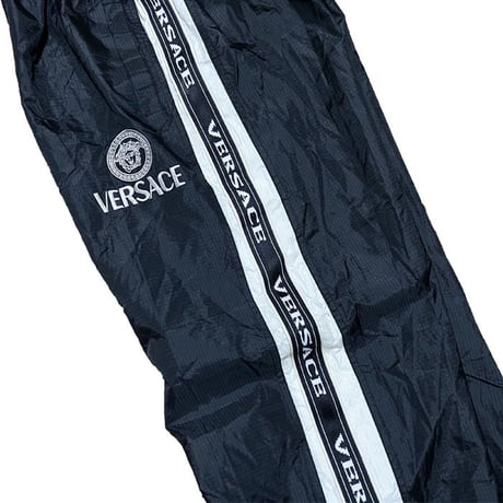 【USED】90'S VERSACE NYLON TRACK PANTS