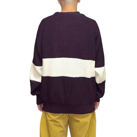 【USED】80'S BOTANY 500 ACRYLIC KNIT SWEATER