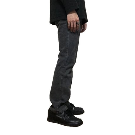 【USED】90'S POLO JEANS BLACK DENIM PANTS