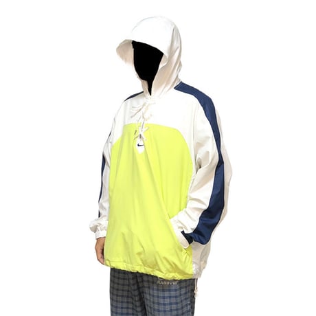 【USED】00'S NIKE LACE-UP POLY HOODIE