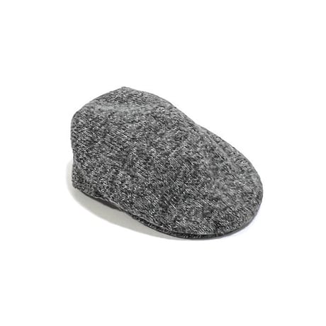 【USED】00'S KANGOL KNIT HUNTING CAP MARBLED GRAY