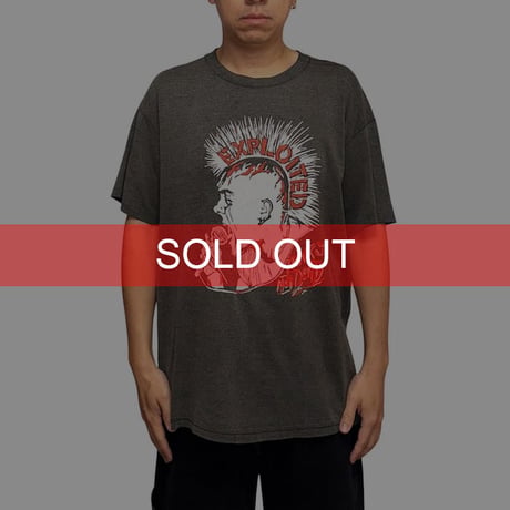 【USED】80's-90's EXPLOITED PUNKS NOT DEAD T-SHIRT