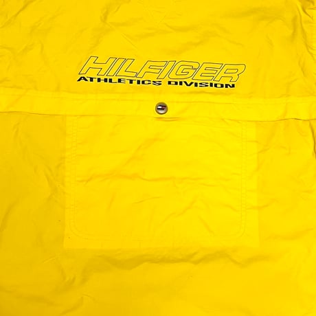 【USED】90's-00's HILFIGER ATHLETICS NYLON JACKEY YELLOW