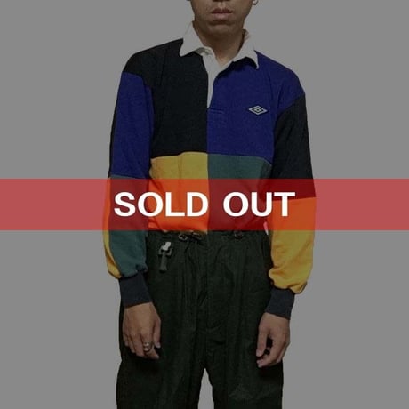 【USED】90'S UMBRO RUGER SHIRT