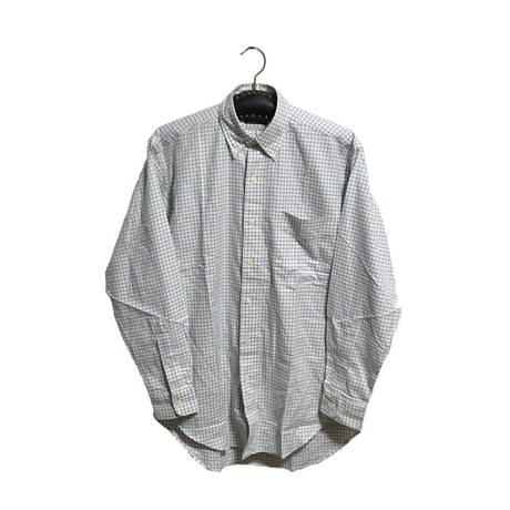 【USED】90'S RALPH LAUREN LATTICE CHECK B.D SHIRT