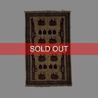 USED】90'S-00'S HANDMADE AFGHAN WAR RUG ③ | KON USED】90'S-00'S HANDMADE AFGHAN WAR RUG ③ | KON
