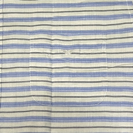 【USED】90's-00's EMPORIO ARMANI BORDER SHIRT