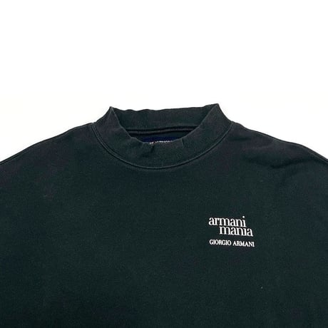 【USED】00'S ARMANI MANIA GIORGIO ARMANI MOCK-NECK L/S T-SHIRT