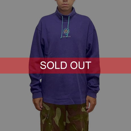 【USED】90'S SALOMON FORCE MOCK NECK L/S T-SHIRT