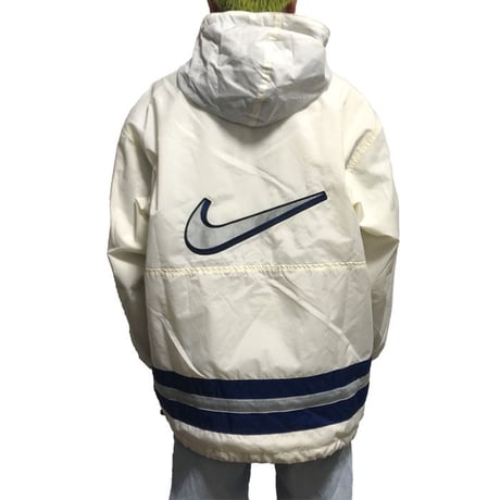 【USED】90'S NIKE NYLON ANOLAK OFF WHITE