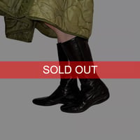 【USED】PRADA LINEA ROSSA PATENT LEATHER LONG BOOTS