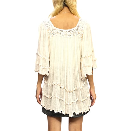 【USED】70's GREECE TUNIC BLOUSE
