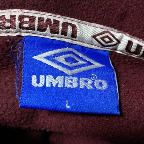 【USED】90'S UMBRO ZIP FLEECE TOP