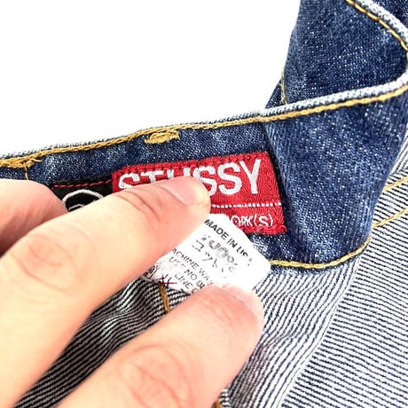 【USED】90'S-00'S STUSSY DENIM PANTS