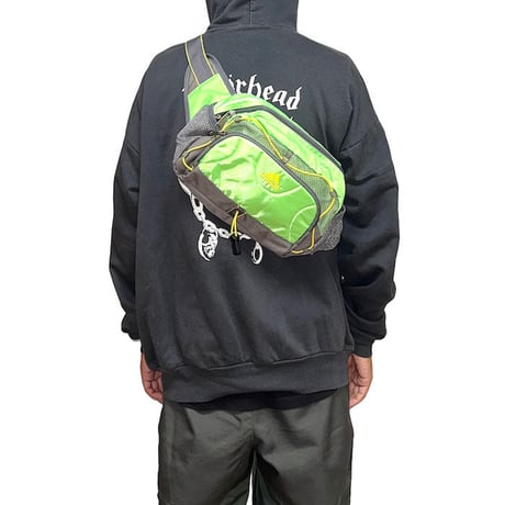 【USED】00'S ADIDAS NEON GREEN BUMBAG