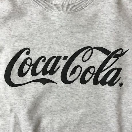 【USED】90'S COCA-COLA SWEATSHIRT GLEY