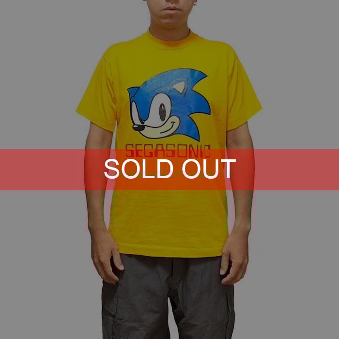 USED】90'S COSPA SEGA SONIC T-SHIRT | KONBINI USED】90'S COSPA SEGA SONIC T-SHIRT | KONBINI