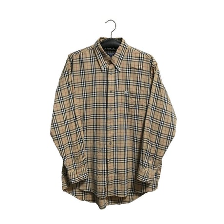 【USED】BURBERRY LONDON NOVA CHECK B.D SHIRT