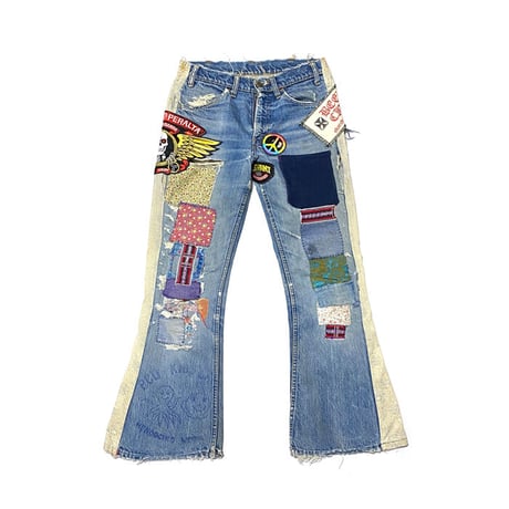 【USED】70'S LEVIS BIG "E" PATCHWORK JEANS