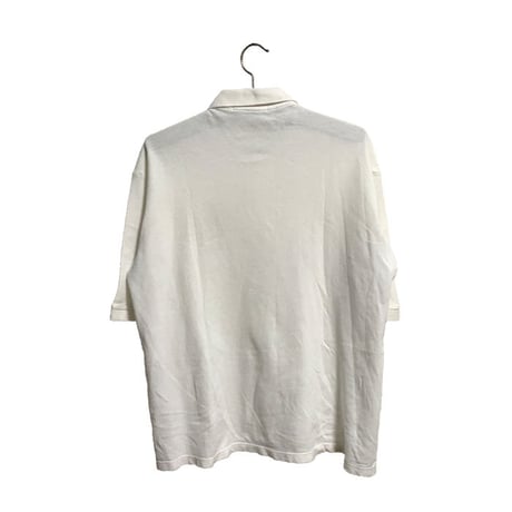 【USED】90'S BURBERRYS POLO SHIRT WHITE
