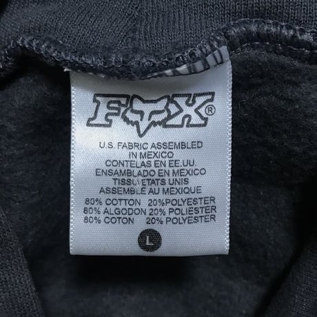 【USED】00'S FOX RACING INC. HOODIE