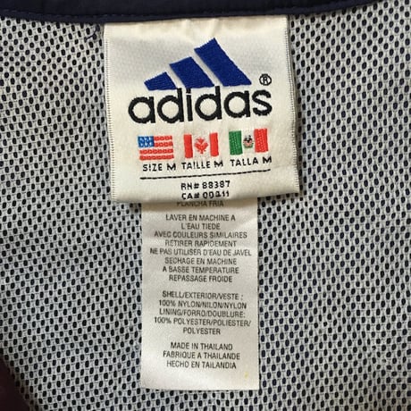 【USED】90'S ADIDAS NYLON JACKET