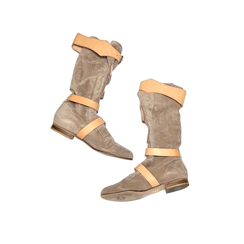 USED】00's Vivienne Westwood PIRATES BOOTS BEIG USED】00's Vivienne Westwood PIRATES BOOTS BEIG