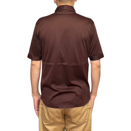 【USED】90's-00's miu miu HALF BUTTON POLO SHIRT