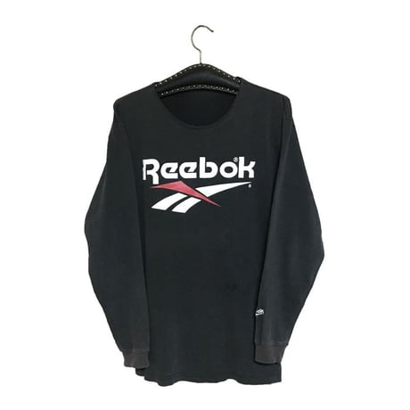 【USED】90'S REEBOK CUT-OFF NECK L/S T-SHIRT