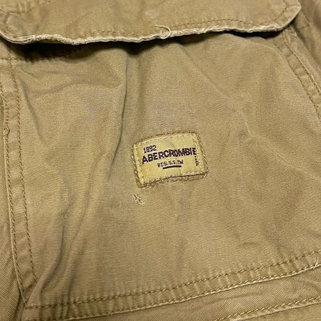 【USED】00's Abercrombie & Fitch BAGGY CARGO PANTS BEIGE