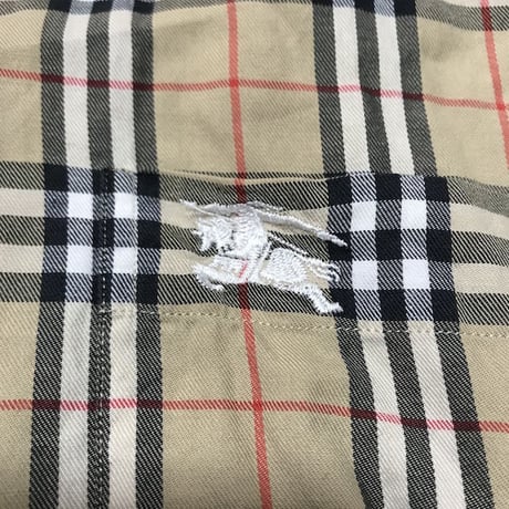 【USED】90'S BURBERRYS NOVA CHECK B.D SHIRT