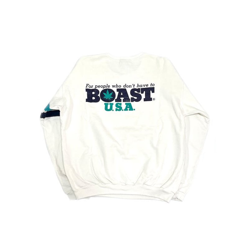 USED】90'S BOAST U.S.A. MARIJUANA SWEATSHIRT |