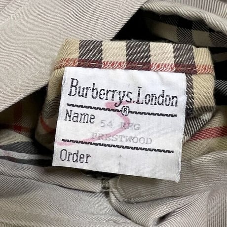 【USED】80'S-90'S BURBERRYS BALMACAAN COAT MADE IN ENGLAND