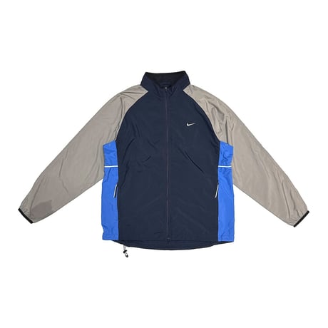 【USED】00's NIKE Panelled Track Jacket Navy × Grey × Blue Colorway