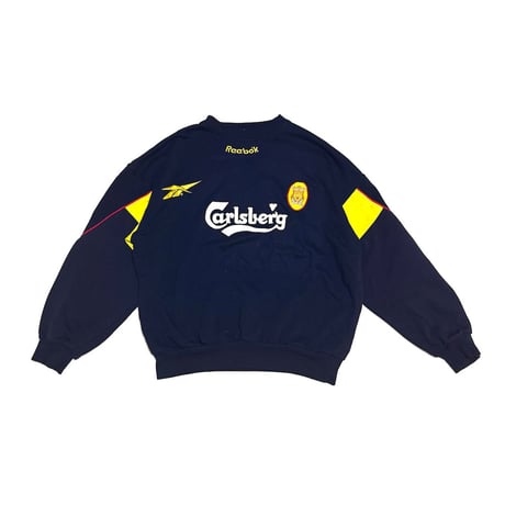 【USED】90's Reebok × LIVERPOOL FC Carlsberg Sweatshirt