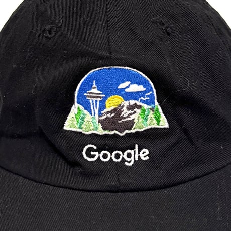 【USED】00's Google PNW Food Team Seattle landscape Embroidered Cap