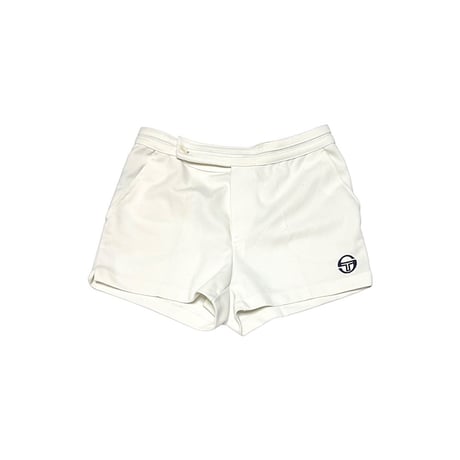 【USED】70's-80's Sergio Tacchini TENNIS SHORTS WHITE