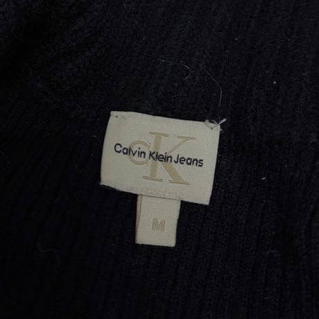 【USED】00's CK Calvin Klein Jeans DRIVERS KNIT SWEATER