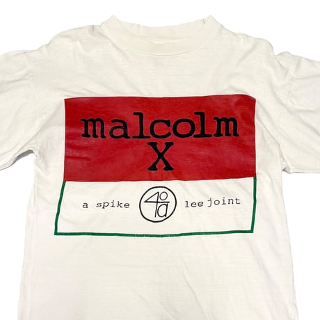 【USED】90's Malcolm X Spike Lee MOVIE L/S T-SHIRT