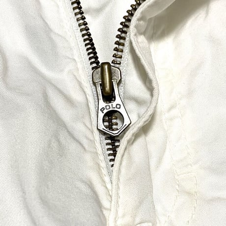 【USED】90'S-00'S POLO BY RALPH LAUREN CARGO PANTS WHITE 36/32