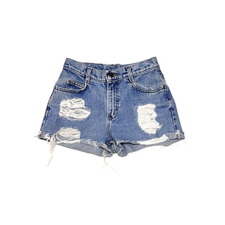 【USED】90'S-00'S LEE CUT-OFF CRUSH DENIM SHORTS