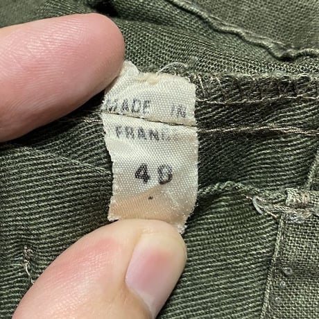 【USED】60'S-70'S FRENCH WORK BUSH PANTS