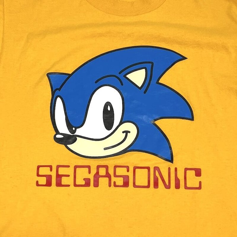 USED】90'S COSPA SEGA SONIC T-SHIRT | KONBINI USED】90'S COSPA SEGA SONIC T-SHIRT | KONBINI
