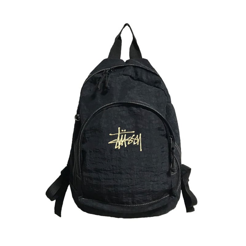 90's Old Stussy Backpack ブラック