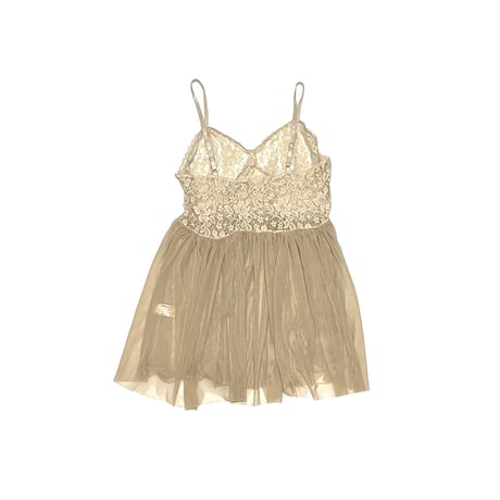 【USED】2010's ASOS Boudoir LINGERIE MINI DRESS